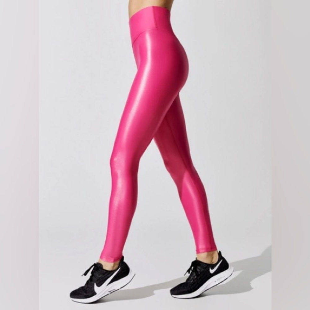 Carbon38 Takara Hot Pink High-Waist Leggings
